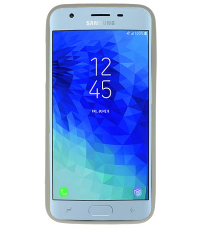 Grijs Color TPU Hoesje voor Samsung Galaxy J3 2018