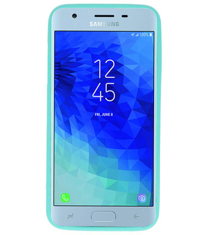 Turquoise Color TPU Hoesje voor Samsung Galaxy J3 2018