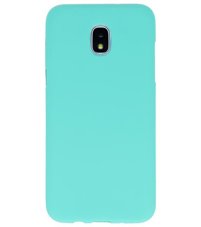 Turquoise Color TPU Hoesje voor Samsung Galaxy J3 2018