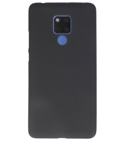 Zwart Color TPU Hoesje voor Huawei Mate 20 X
