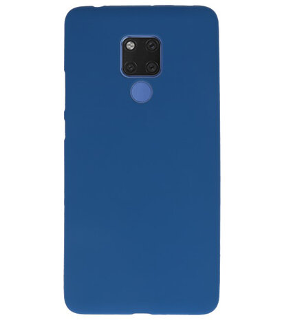 Navy Color TPU Hoesje voor Huawei Mate 20 X