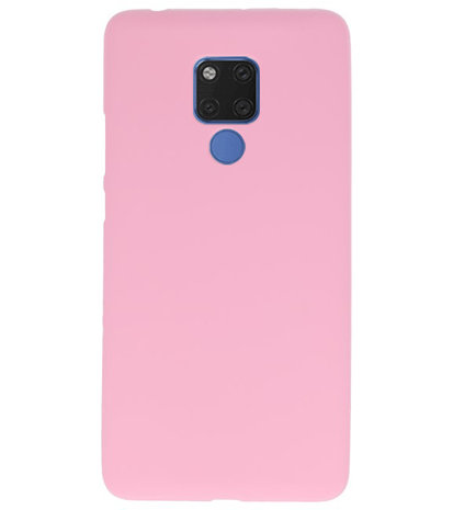 Roze Color TPU Hoesje voor Huawei Mate 20 X