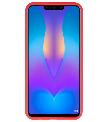 Rood Color TPU Hoesje voor Huawei P Smart Plus