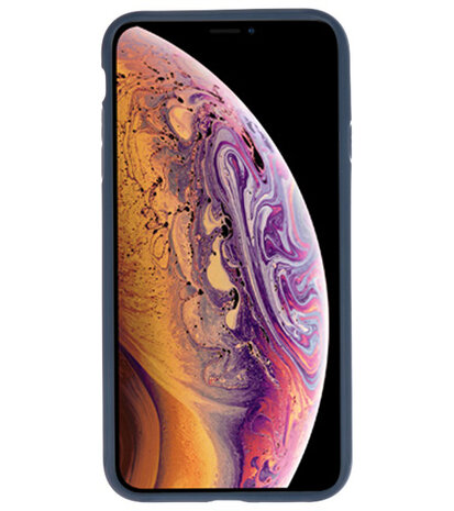 Navy Focus Transparant Hard Cases iPhone XS Max