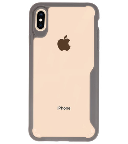 Grijs Focus Transparant Hard Cases iPhone XS Max