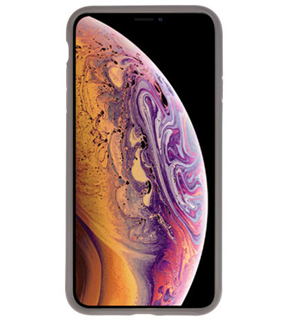 Grijs Focus Transparant Hard Cases iPhone XS Max