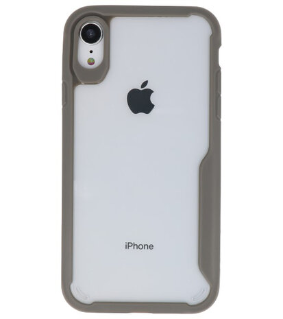 Grijs Focus Transparant Hard Cases voor iPhone XR
