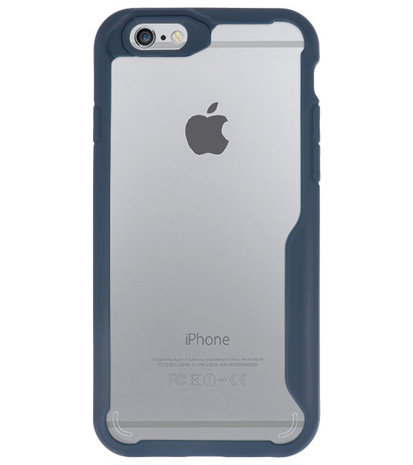 Navy Focus Transparant Hard Cases voor iPhone 6