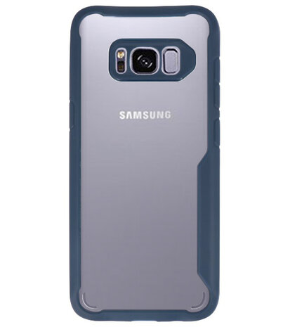 Navy Focus Transparant Hard Cases voor Samsung Galaxy S8