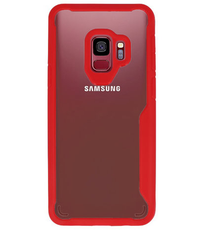 Rood Focus Transparant Hard Cases voor Samsung Galaxy S9