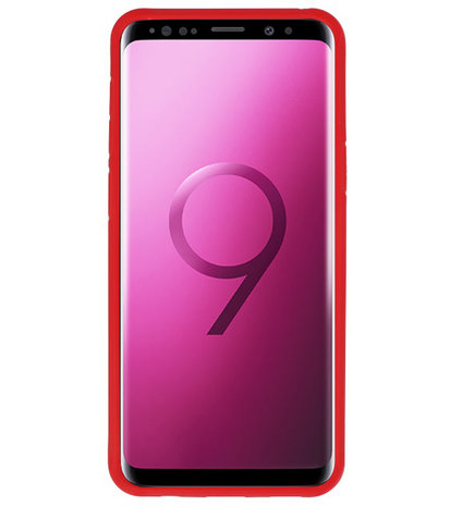 Rood Focus Transparant Hard Cases voor Samsung Galaxy S9