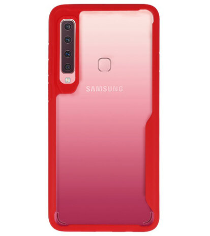 Rood Focus Transparant Hard Cases Samsung Galaxy A9 2018