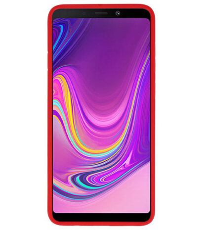 Rood Focus Transparant Hard Cases Samsung Galaxy A9 2018