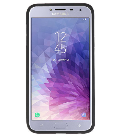 Zwart Focus Transparant Hard Cases Samsung Galaxy J4
