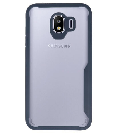 Navy Focus Transparant Hard Cases Samsung Galaxy J4