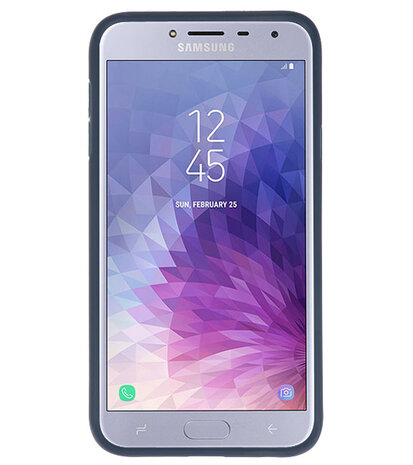 Navy Focus Transparant Hard Cases Samsung Galaxy J4