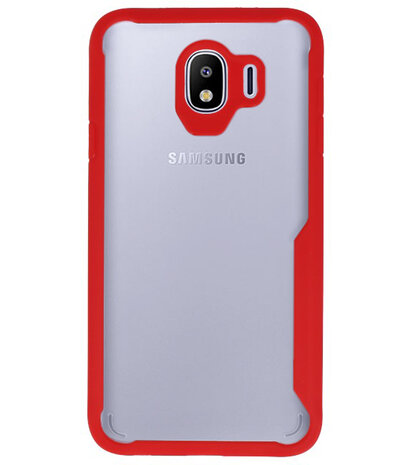 Rood Focus Transparant Hard Cases Samsung Galaxy J4