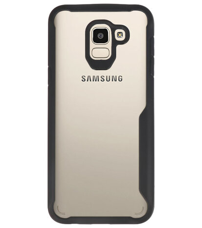 Zwart Focus Transparant Hard Cases Samsung Galaxy J6