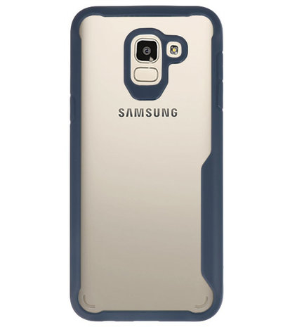 Navy Focus Transparant Hard Cases Samsung Galaxy J6