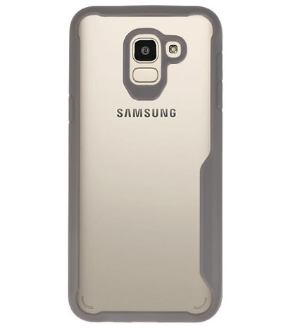 Grijs Focus Transparant Hard Cases Samsung Galaxy J6