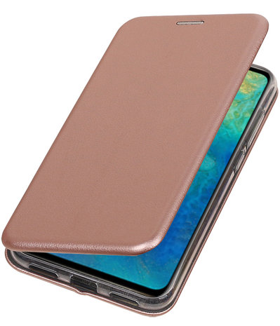 Roze Slim Folio Case voor Huawei Mate 20