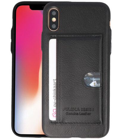 Zwart Hardcase cover Hoesje voor Apple iPhone X