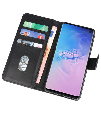 Bookstyle Wallet Cases Hoesje voor Samsung Galaxy S10 Zwart