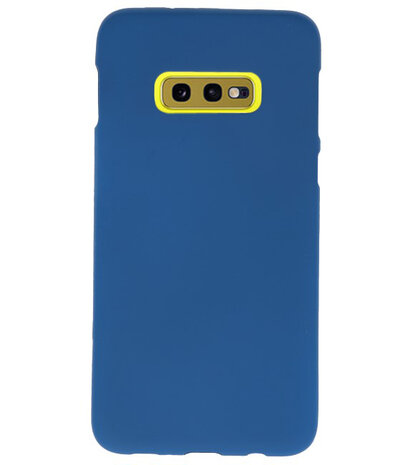 Color TPU Hoesje voor Samsung Galaxy S10e Navy