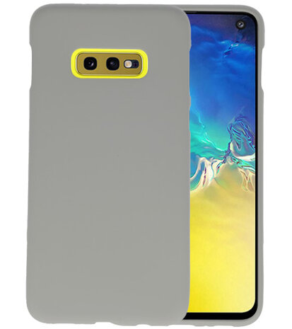 Color TPU Hoesje voor Samsung Galaxy S10e Grijs