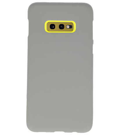 Color TPU Hoesje voor Samsung Galaxy S10e Grijs