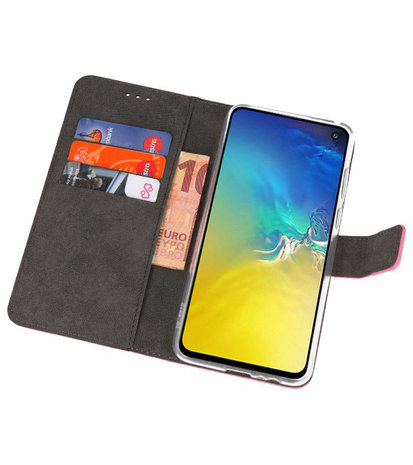 Wallet Cases Hoesje voor Samsung Galaxy S10e Roze