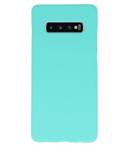 Color TPU Hoesje voor Samsung Galaxy S10 Plus Tuqquoise