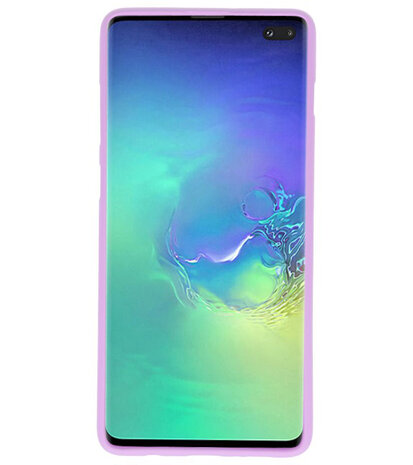 Color TPU Hoesje voor Samsung Galaxy S10 Plus Paars