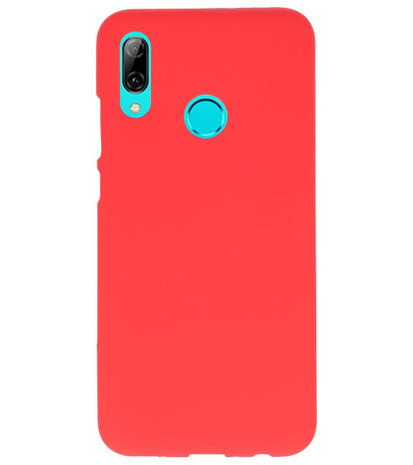 Color TPU Hoesje voor Huawei P Smart 2019 Rood