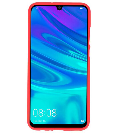 Color TPU Hoesje voor Huawei P Smart 2019 Rood