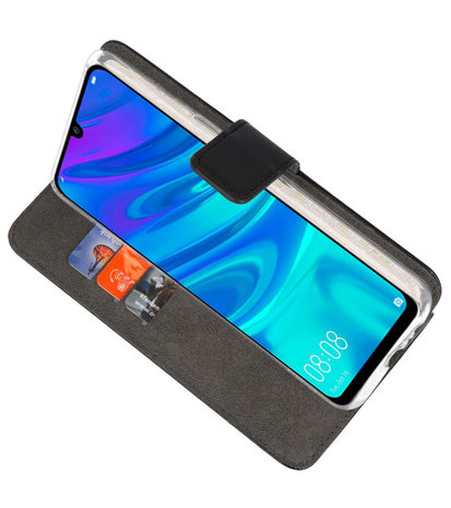 Wallet Cases Hoesje voor Huawei P Smart 2019 Zwart