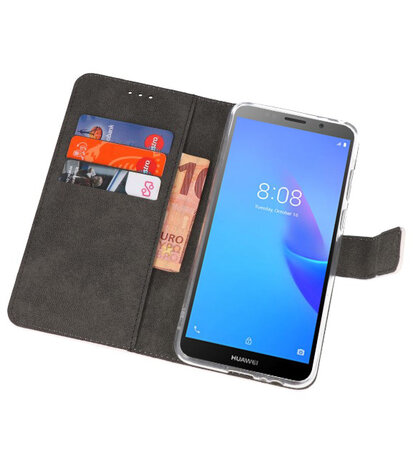 Wallet Cases Hoesje voor Huawei Y5 Lite 2018 Wit