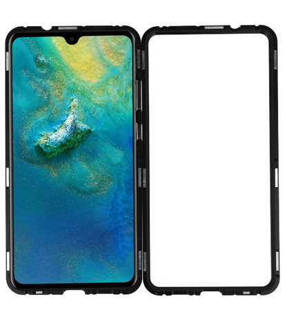 Magnetic Back Cover voor Huawei Mate 20 Zwart - Transparant