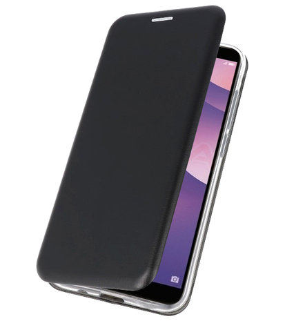 Slim Folio Case voor Huawei Y7 / Y7 Prime 2018 Zwart