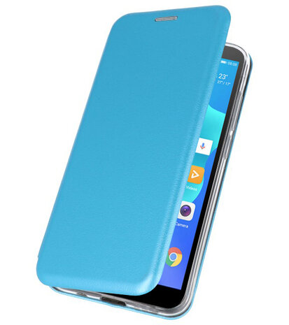Slim Folio Case voor Huawei Y5 Lite / Y5 Prime 2018 Blauw