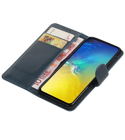 Motief Bookstyle Hoesje voor Samsung Galaxy S10e Blauw