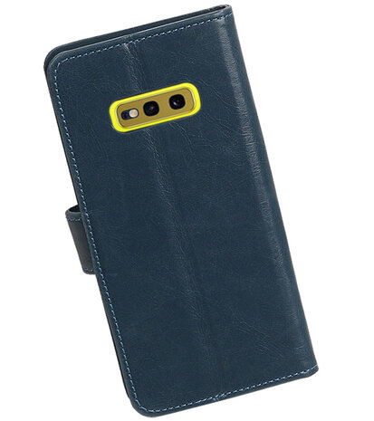 Motief Bookstyle Hoesje voor Samsung Galaxy S10e Blauw