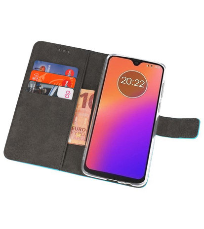 Booktype Wallet Cases Hoesje voor Motorola Moto G7 / G7 Plus  Blauw