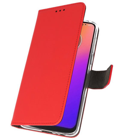 Booktype Wallet Cases Hoesje voor Motorola Moto G7 / G7 Plus Rood