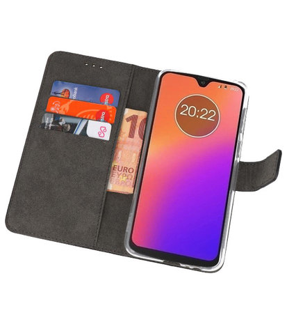 Booktype Wallet Cases Hoesje voor Motorola Moto G7 / G7 Plus Zwart