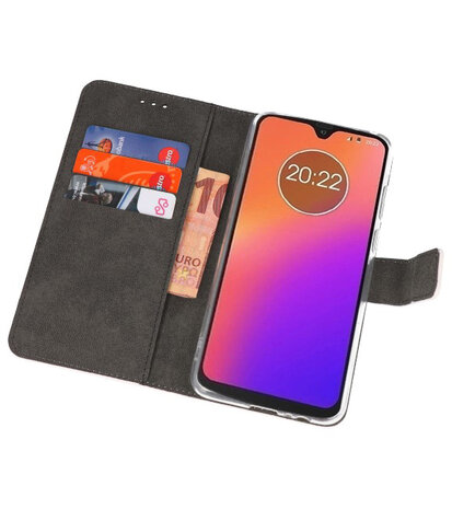 Booktype Wallet Cases Hoesje voor Motorola Moto G7 / G7 Plus Wit