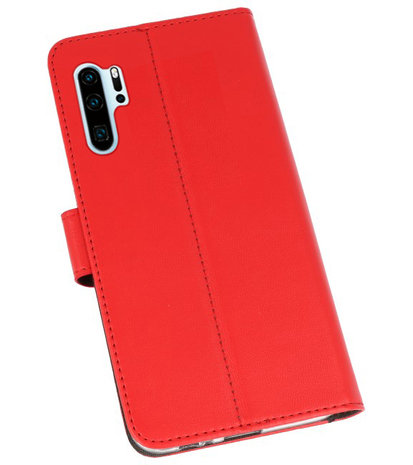 Booktype Wallet Cases Hoesje voor Huawei P30 Pro Rood