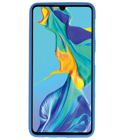 Color TPU Hoesje voor Huawei P30 Navy