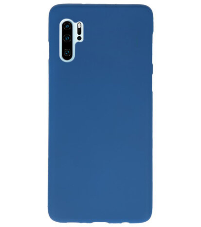 Color TPU Hoesje voor Huawei P30 Pro Navy