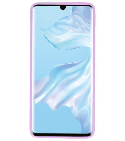 Color TPU Hoesje voor Huawei P30 Pro Paars